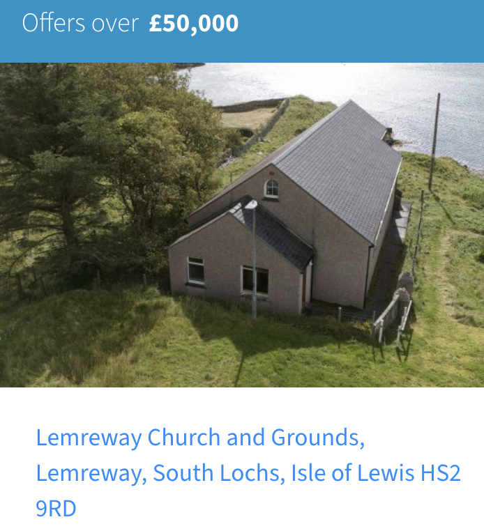 Redundant church for sale