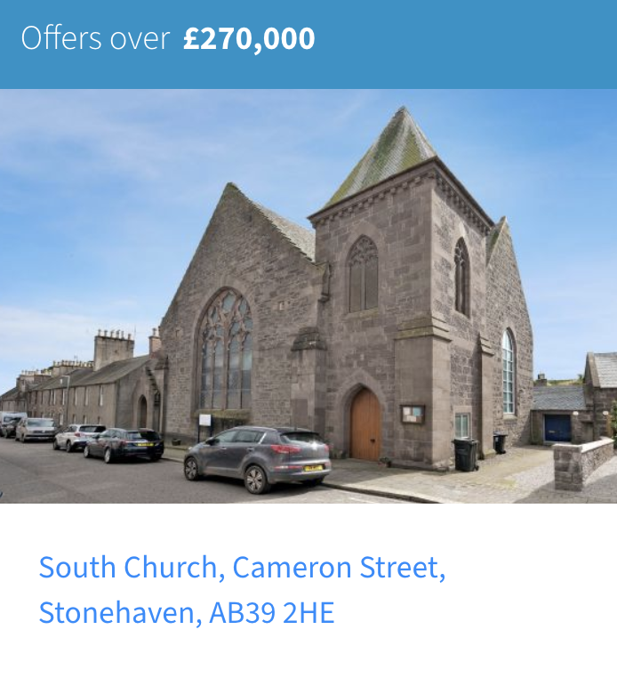 Redundant church for sale