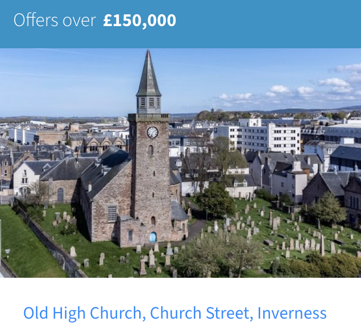 Redundant church for sale