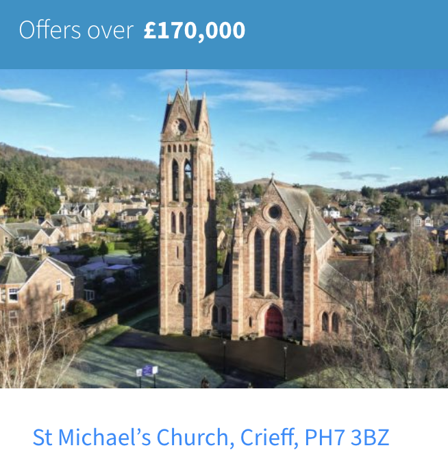 Redundant church for sale