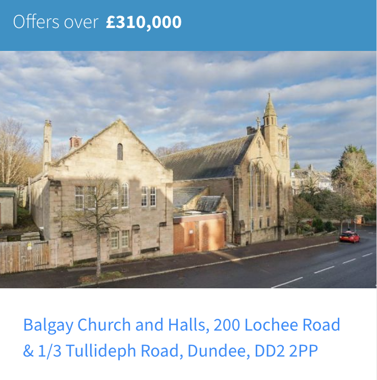 Redundant church for sale