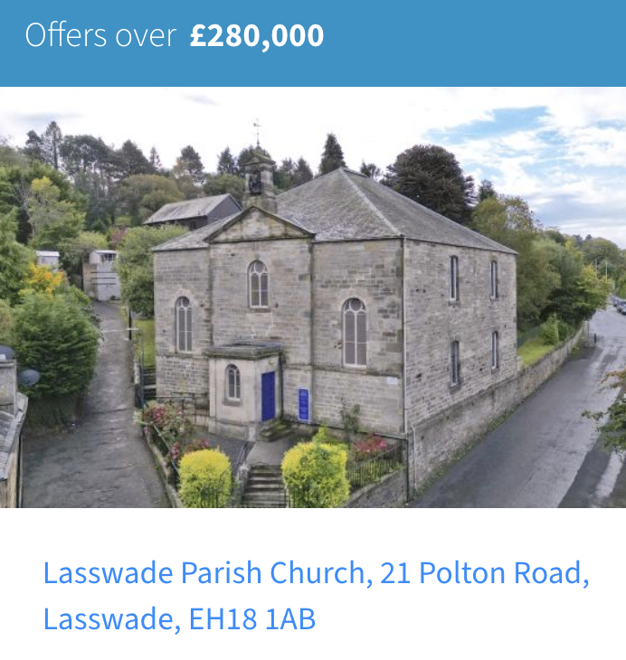 Redundant church for sale