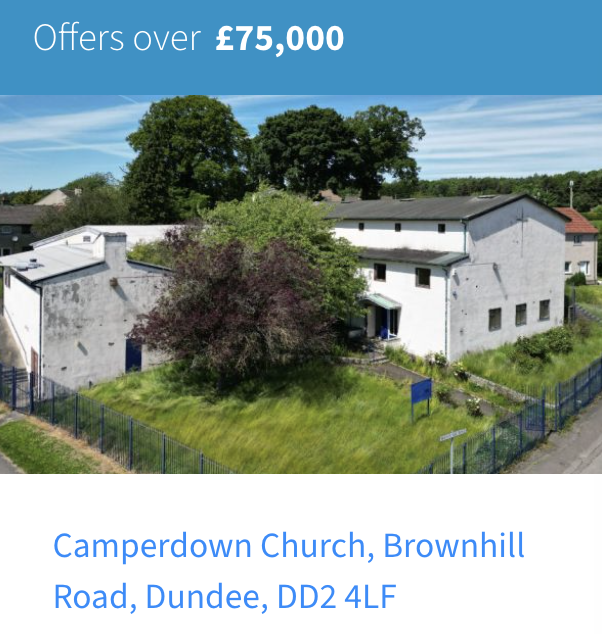 Redundant church for sale