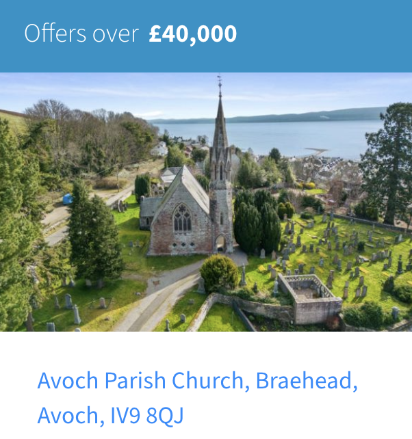 Redundant church for sale