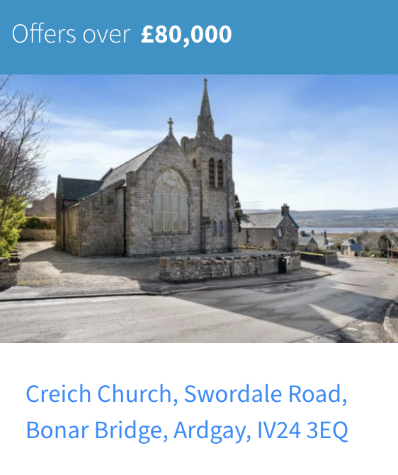 Redundant church for sale