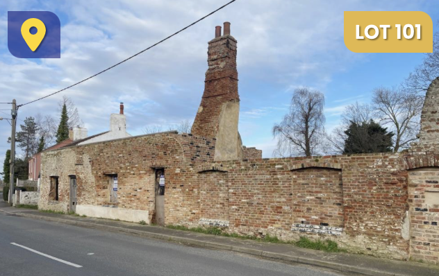 Derelict house for redevelopment