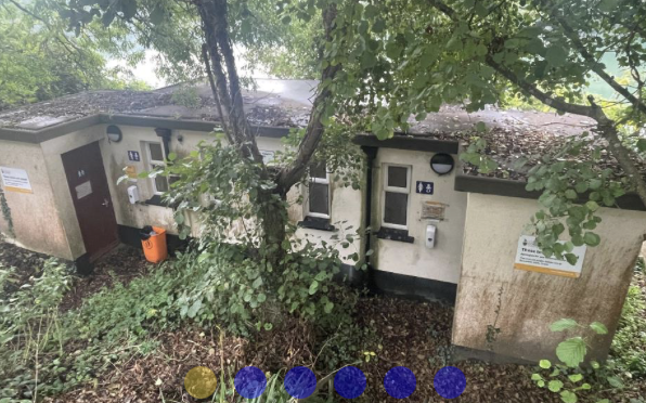 Former public lavatories for redevelopment