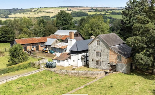 Cottage and mill with outbuildings for sale