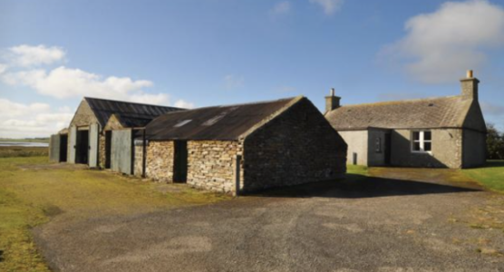 Semi-derelect farm buildings for sale