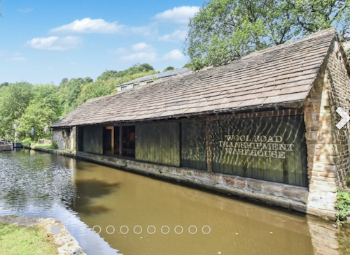 Canalside warehouse for sale for conversion